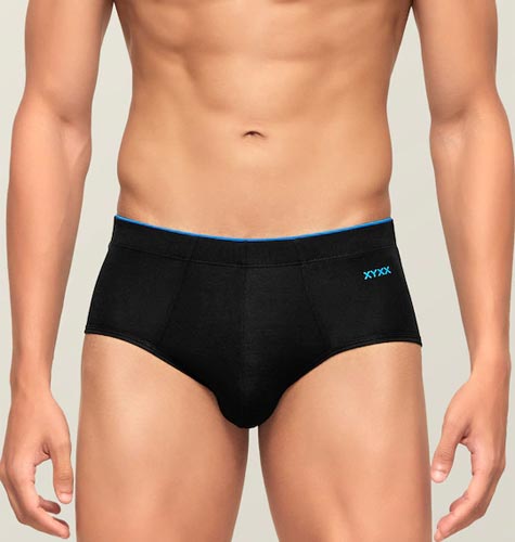 Men Pack Of 3 Assorted Solid IntelliSoft Antimicrobial Basic Briefs XYBRF3PCKN491